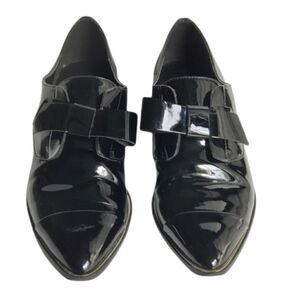  Gazoldo Patent Loafer With Bow